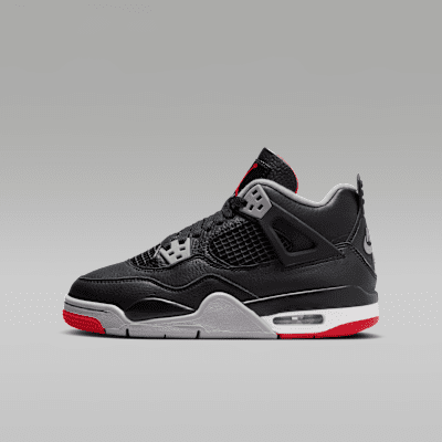 Jordan 4 retro bred kids discount